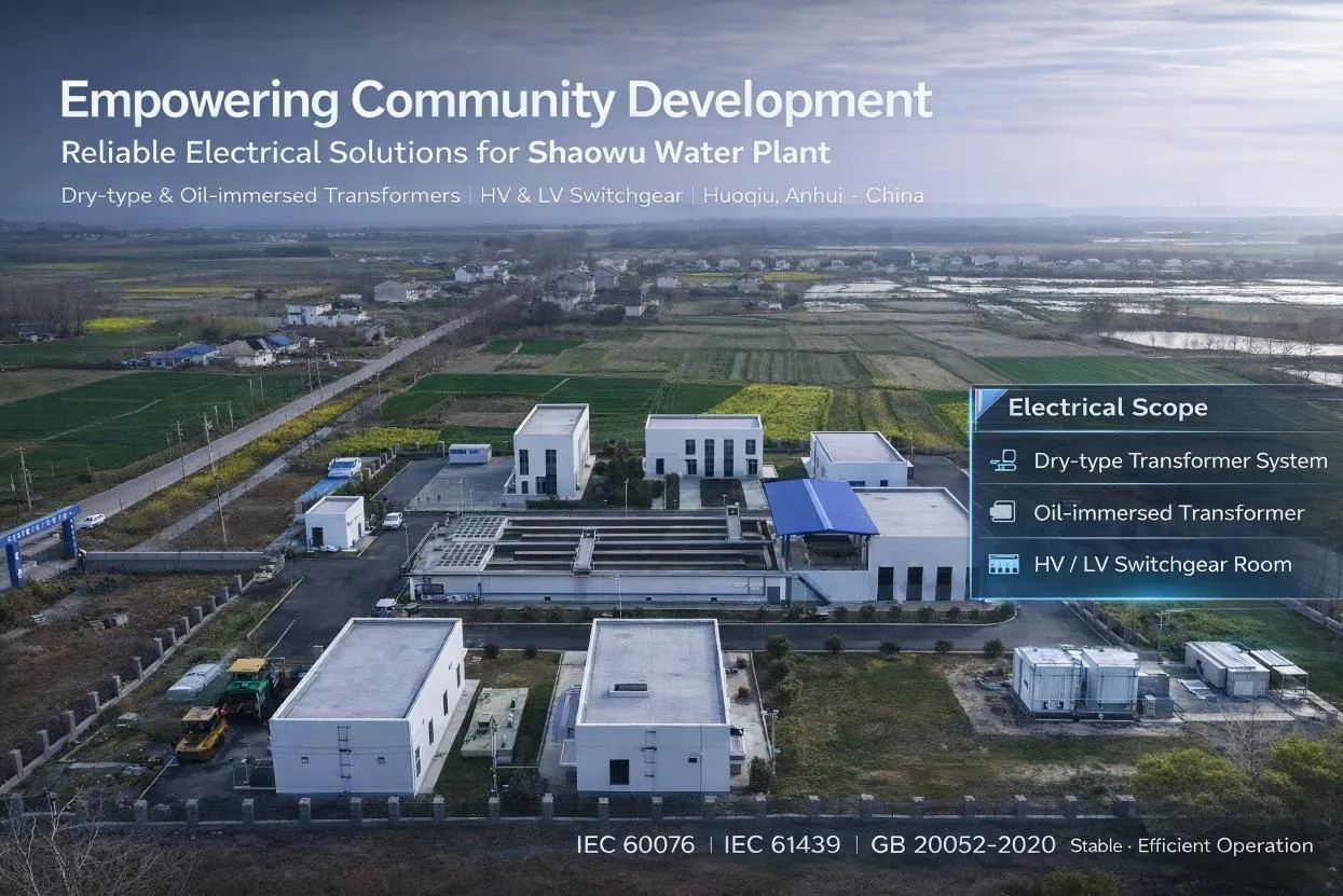 Memberdayakan pengembangan komunitas: solusi listrik kami di Shaowu Water Plant